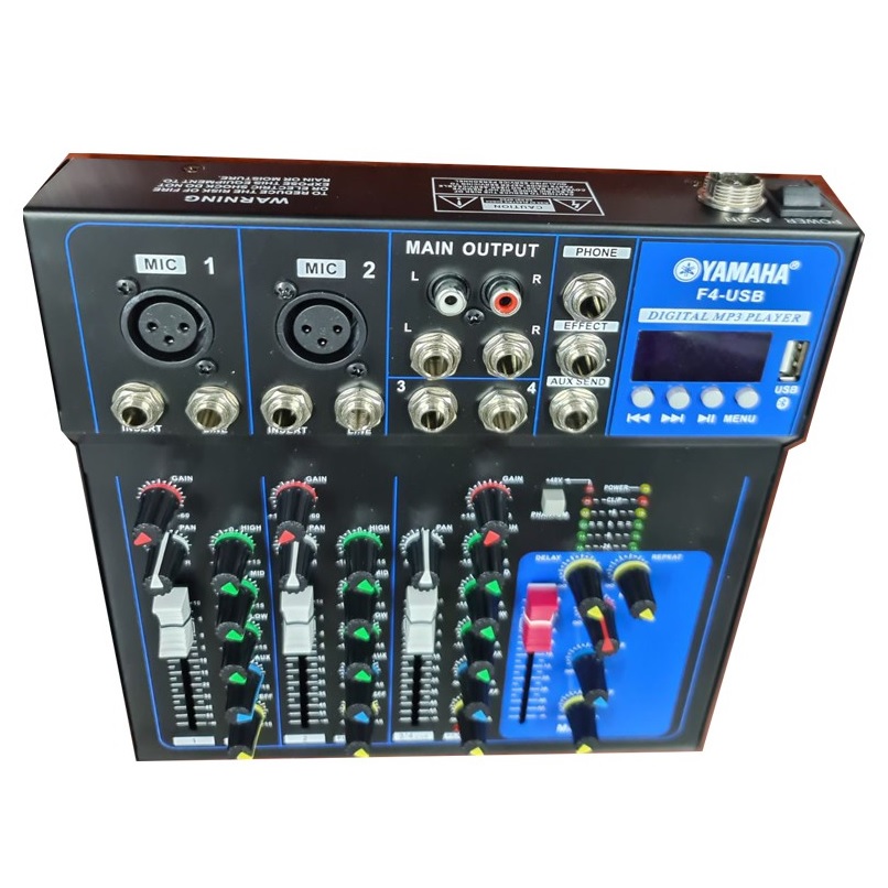 YAMAHA CHINA CONSOLA 4 CANALES (2 EN XLR / PLUG) CON USB Y PHAPTOM