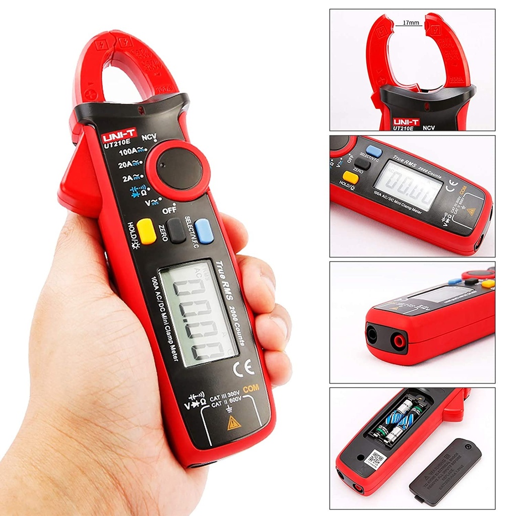 UNI-T TESTER MULTIMETRO AMPERIMETRICA PINZA DIGITAL