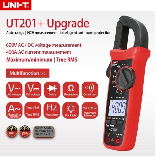 UNI-T TESTER MULTIMETRO AMPERIMETRICA PINZA DIGITAL