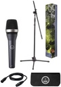 AKG MICROFONO VOCAL PROFESIONAL CON PARAL Y CABLE