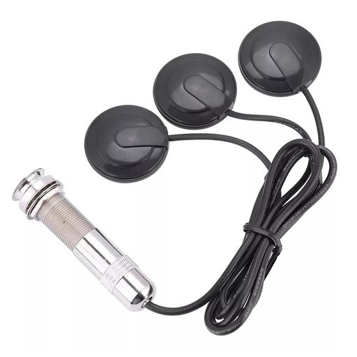 [X004BWKKHR] MICROFONO CHAPA PASTILLA 3 PIEZOELECTRICA PICKUP GUITARRA CLASICA O ACUSTICA