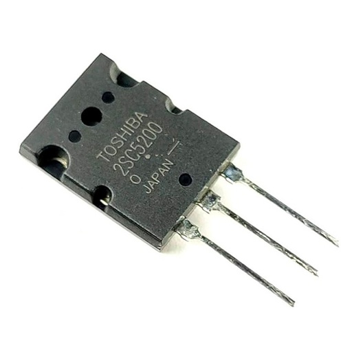 [2SC5200] REPUESTO TRANSISTOR 2SC5200 NPN BIPOLAR +230V 15A 100W TO264 TO3P TOSHIBA
