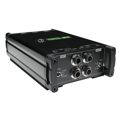 [MDB-2P] MACKIE MDB-2P DIRECT BOX CAJA DIRECTA PASIVA Estéreo (Dos Canales)