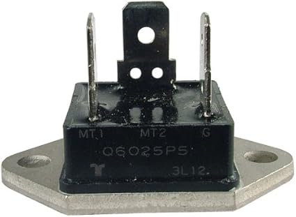Repuesto Triac Q6025P5 Alternador 600V, 25A, Fastpack TO-3 Base
